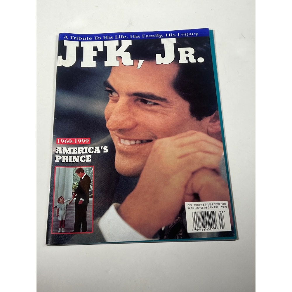 SOLD JFK Jr America's‎ Prince Tribute Magazine Fall 1999 Celebrity Style